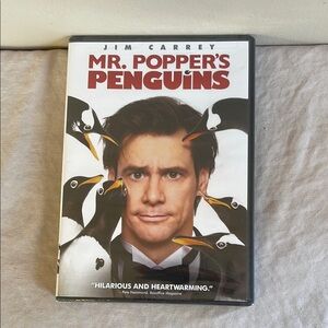 ⭐️ Mr. Popper's Penguins DVD 2011 Fox New Sealed Comedy Movie Jim Carrey Film